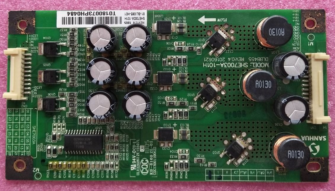 ไดร์ LED TCL ( ทีซีแอล) อะไหล่แท้/ของถอด ใช้กับรุ่น LED65E7800 พาร์ทบอร์ด SHE7003A-101H