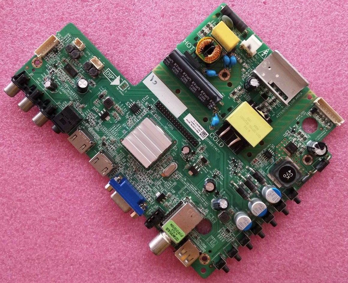 เมนบอร์ดทีวี PHILIPS ( ฟิลิปส์) มือสองพร้อมใช้งาน รุ่น24PHT4003S/67 เวอร์ชั่นทีบา V236BJ1-P01