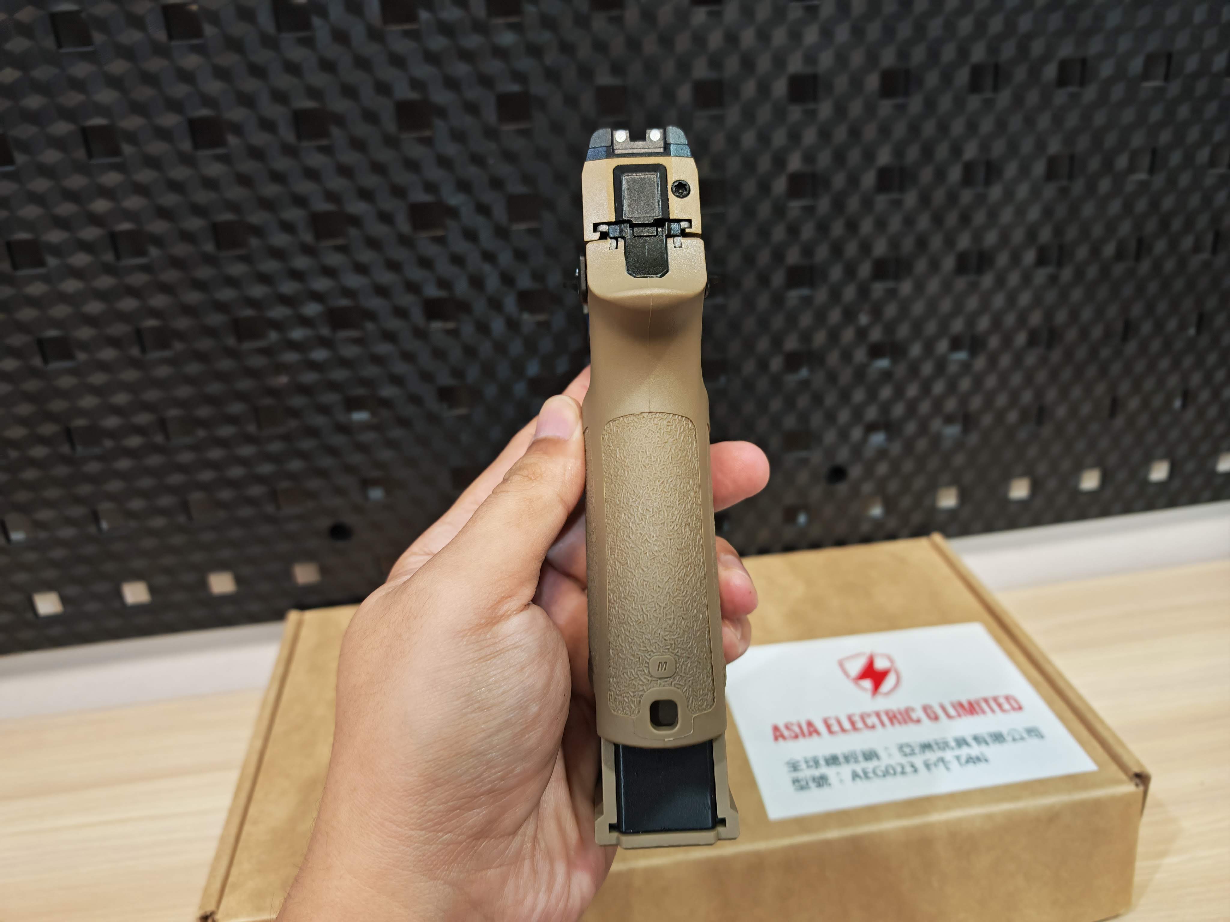 WE Sig Sauer P320 M17 สีทราย GBB BB Gun บีบีกัน แบบแก๊ส ปืนอัดลม มือสอง Airsoft Gun