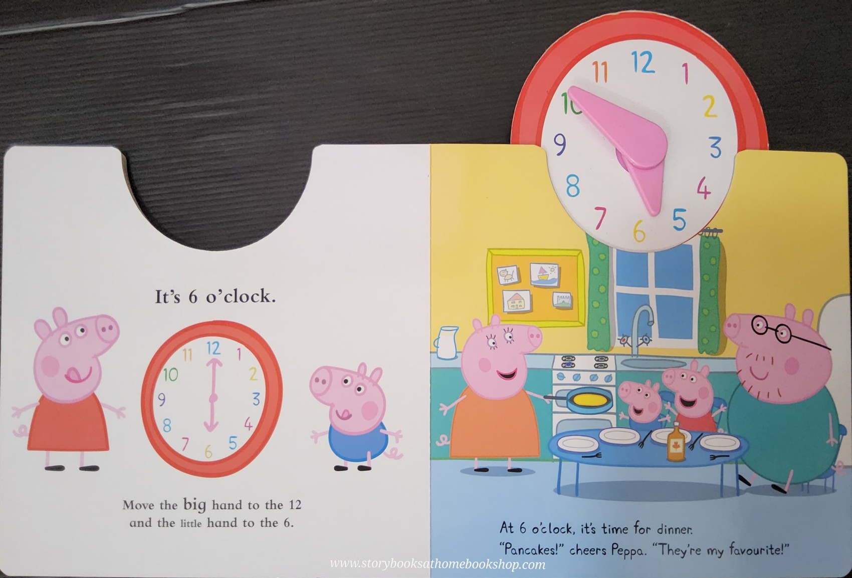 BOARD BOOK** 🍅🍅PEPPA PIG:PEPPA'S BUSY DAY (WITH CLOCK)