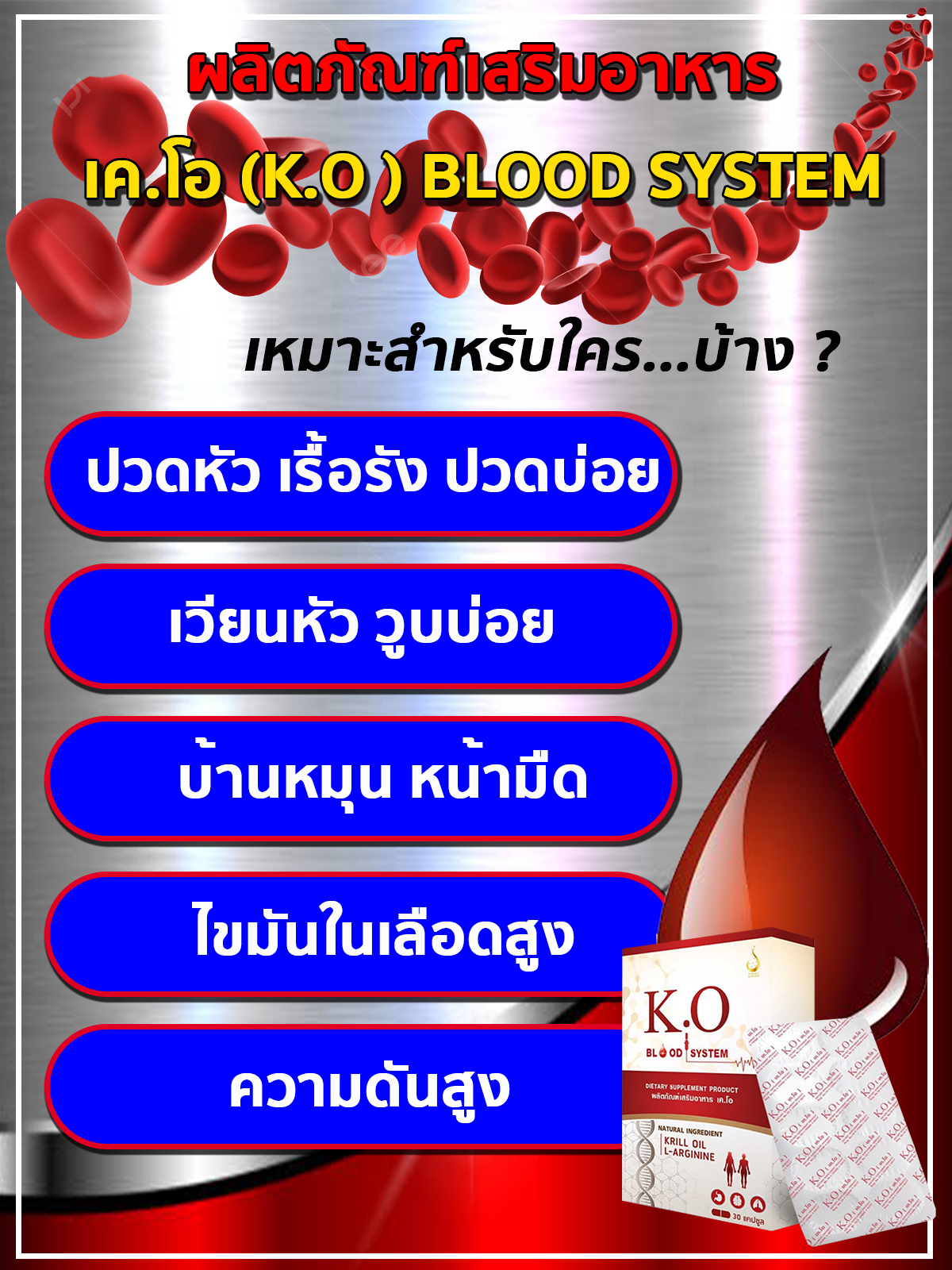 เคโอ เพื่อระบบเลือด