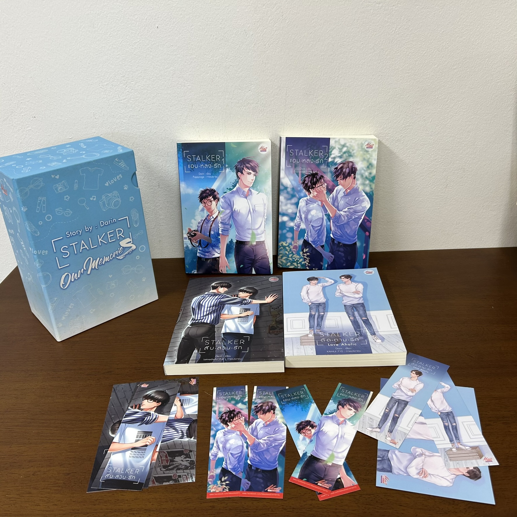 [YAOI] BOXSET STALKER แอบหลงรัก/สืบสวนรัก/ติดตามรัก 4 เล่มจบ ครบชุด ... Darin (มือสอง) นิยายวาย