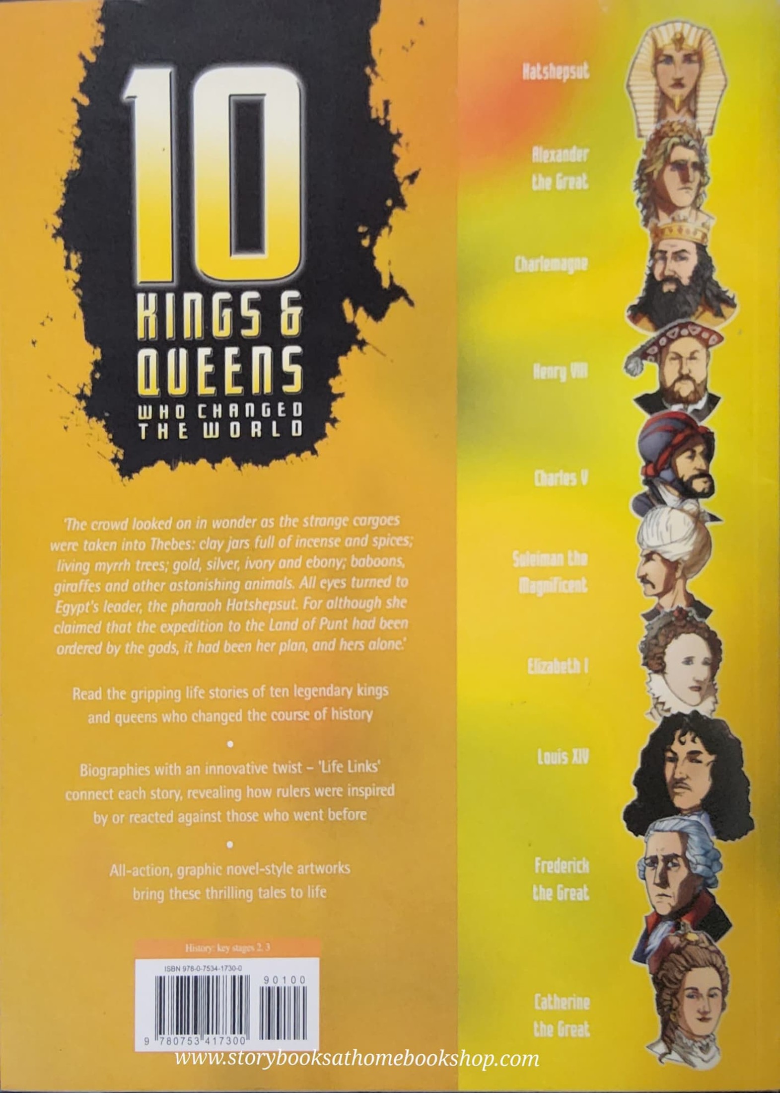 หนังสือนิทานปกอ่อน** 🍅🍅10 KING & QUEENS WHO CHANGED THE WORLD🍅🍅