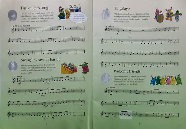 Knowledge Book ð
ðUSBORNE EASY RECORDER TUNES