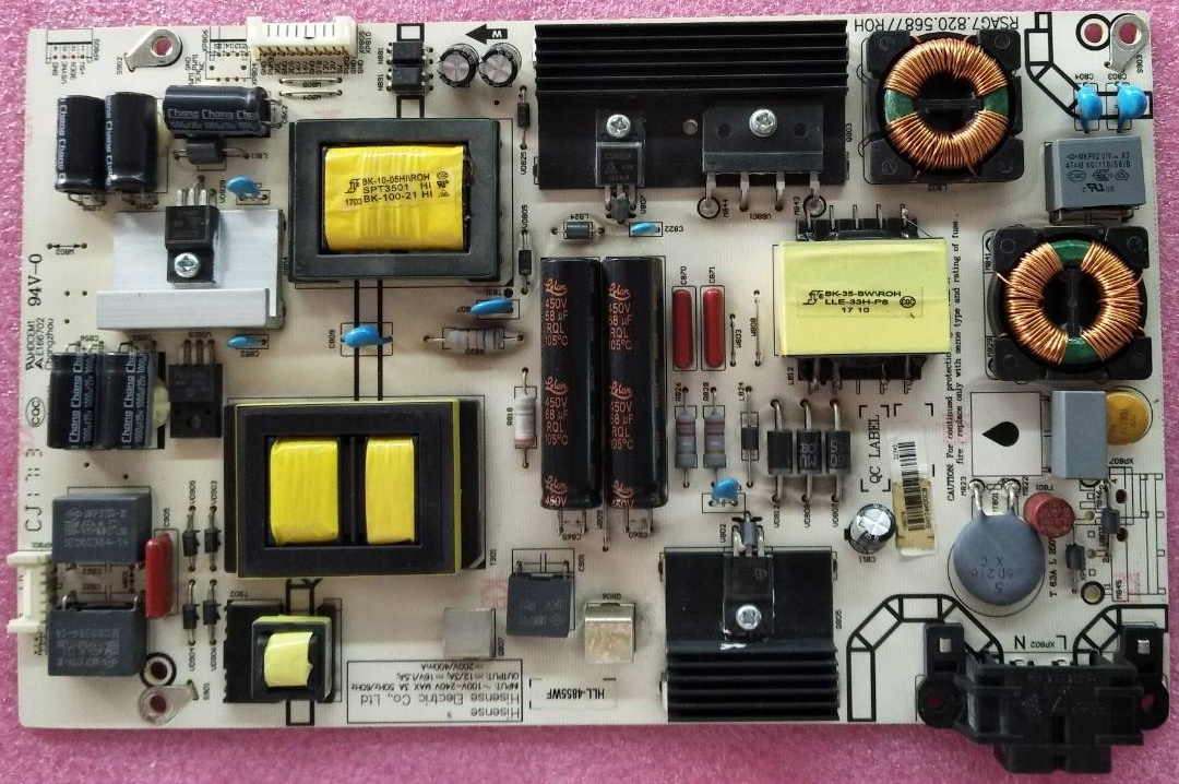 ซัพพลายทีวี ไฮเซน HISENSE ของแท้มือสองถอดจากเครื่อง รุ่น 50K3300UWTP พาร์ทRSAG7.820.5687/ROH