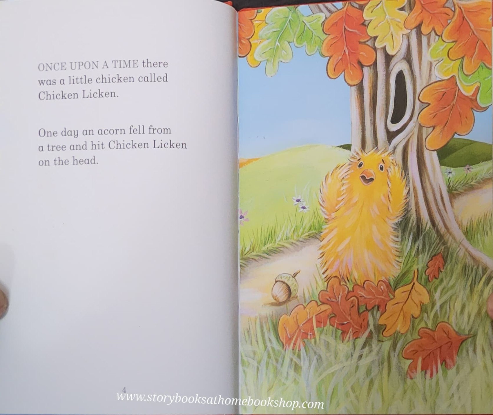 หนังสือนิทานปกแข็ง** 🍅🍓LADYBIRD TALES:CHICKEN LICKEN