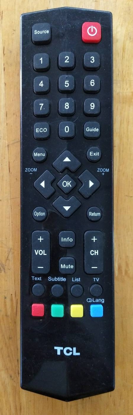 รีโมท TCL ของแท้มือสองมากับเครื่อง พาร์ท 06-526W37-E002X