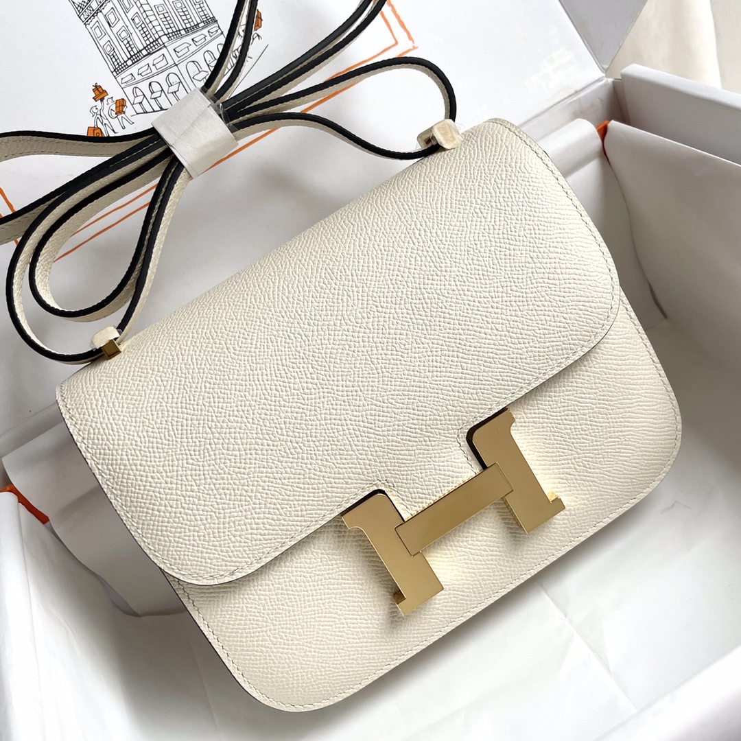 [Pre-order]กระเป๋าสะพายสุดชิค Hermes Constance18 Nata Epsom leather Gold hardware full handmade 100% คุณภาพ VIP เกรดดีที่สุด