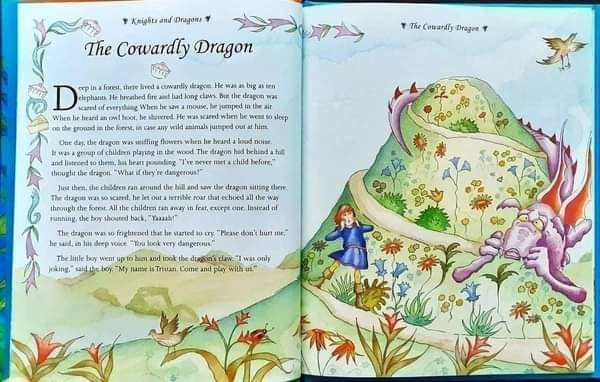 หนังสือนิทานปกแข็ง** 🍅🍅3 in 1 Treasuries:Knights and Dragons