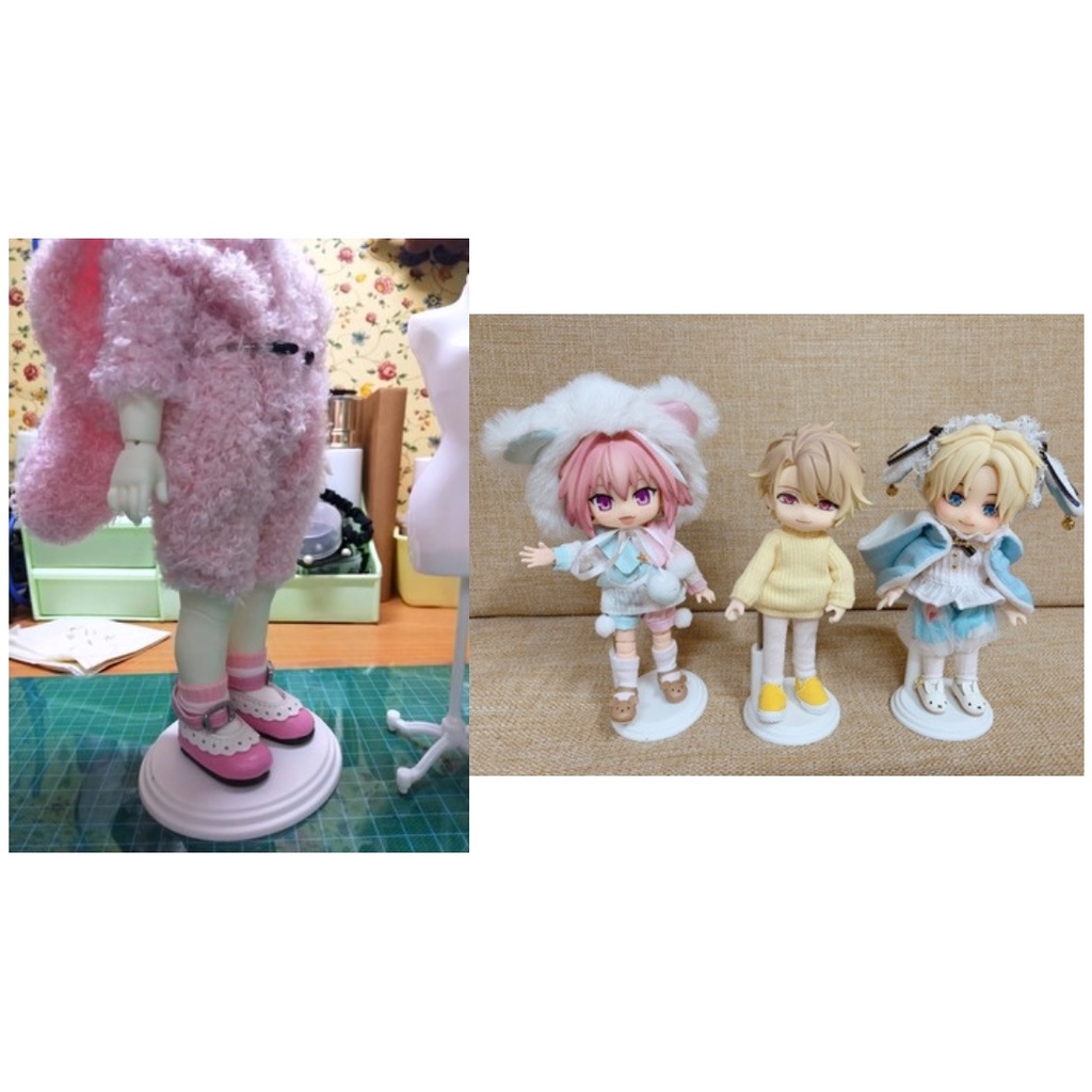 ลดราคา(สินค้ามีตำหนิ) ฐานขาตั้งวางตุ๊กตา บาร์บี้ บลายธ์ โมเดล ฟิกเกอร์ Stand Base Doll Barbie Blythe Model Figure