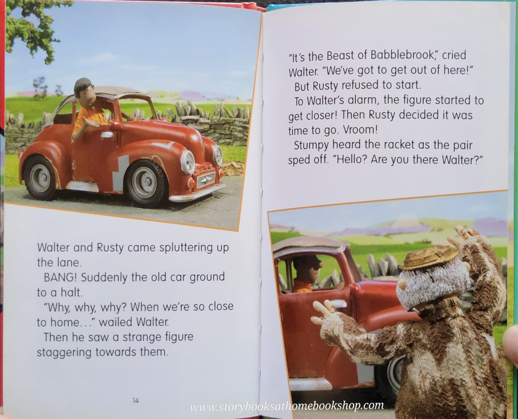 หนังสือนิทานปกแข็ง** 🍅🍅LITTLE RED TRACTOR THE BEAST OF BABLEBROOK