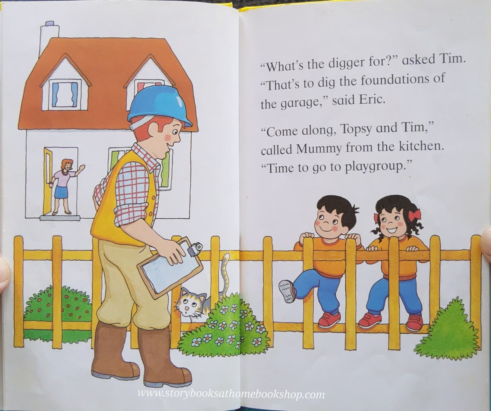 หนังสือนิทานปกแข็ง** 🍅🍓TOPSY+TIM BUSY BUILDERS