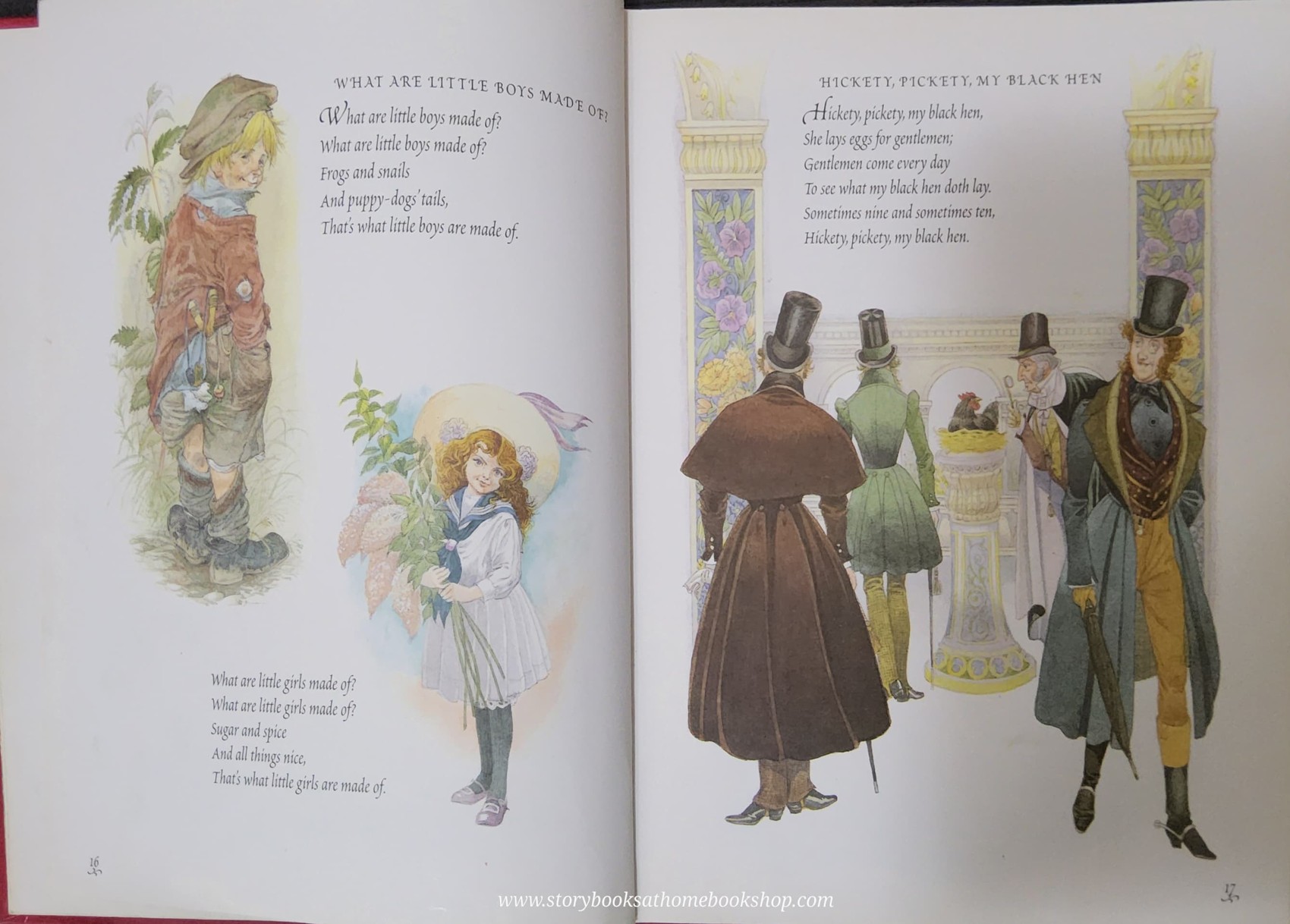 หนังสือนิทานปกแข็ง** 🍅🍓NURSERY RHYMES ILLUSTRATED BY ERIC KINCAID