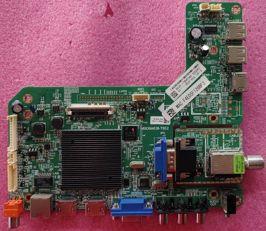 เมนบอร์ดทีวีฟิลลิปส์ PHILIPS อะไหล่แท้#มือสองพร้อมใช้งาน ใช้กับรุ่น55PUT6002/67 ทีคอน 6870C-0837A ทีบาร์LC550EGY(SK)(A5)