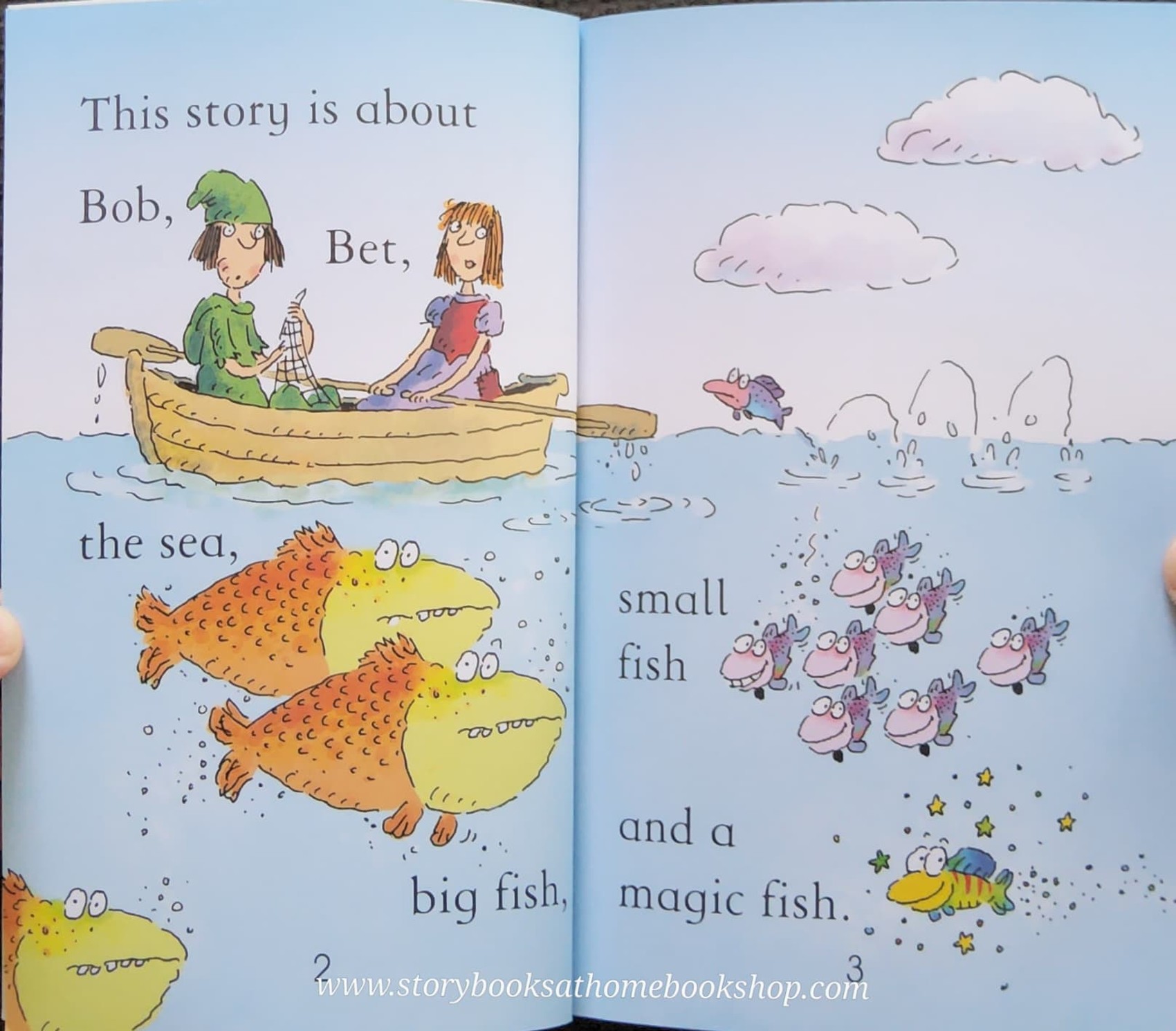 หนังสือนิทานปกอ่อน** ♥️USBORNE FIRST READING: THE WISH FISH