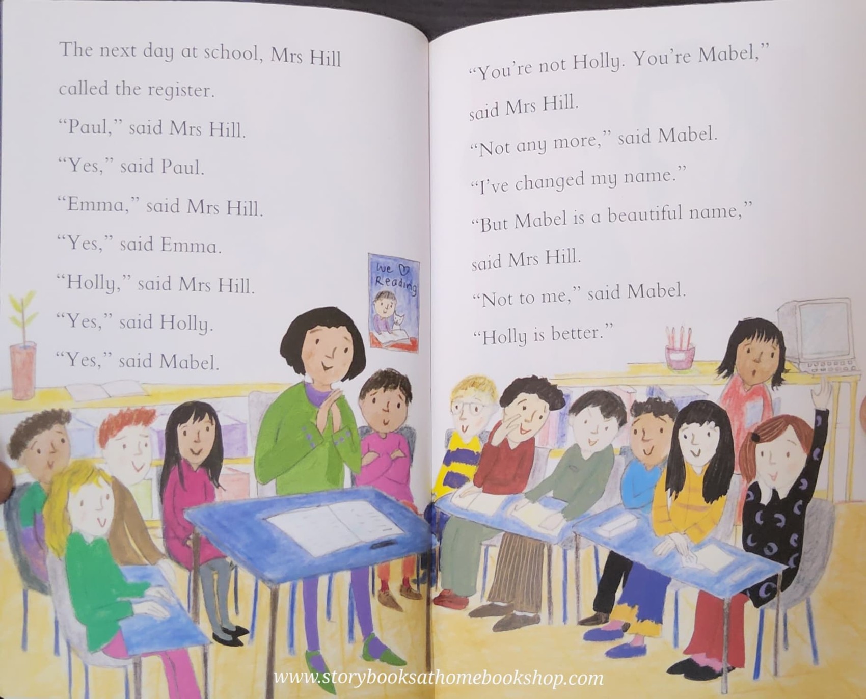 หนังสือนิทานปกอ่อน** 🍅🍓I AM READING:JUST MABEL BY FRIEDA WISHINSKY