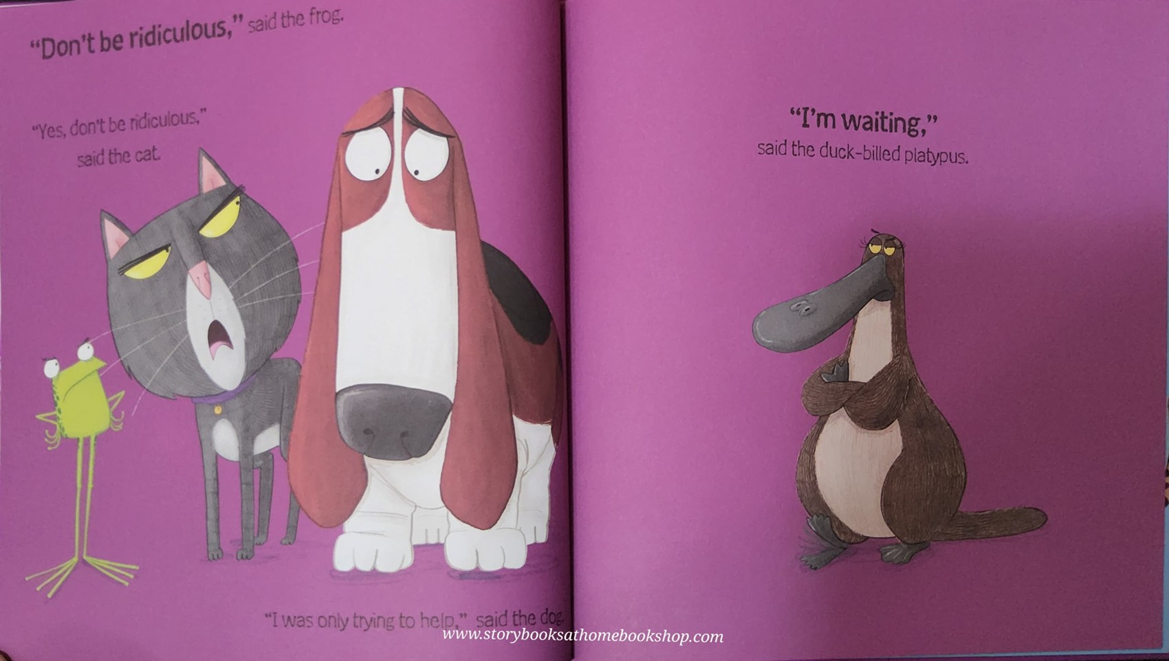 หนังสือนิทานปกแข็ง** 🍅🍓OI DUCK-BILLED PLATYPUS! BY KEY GRAY