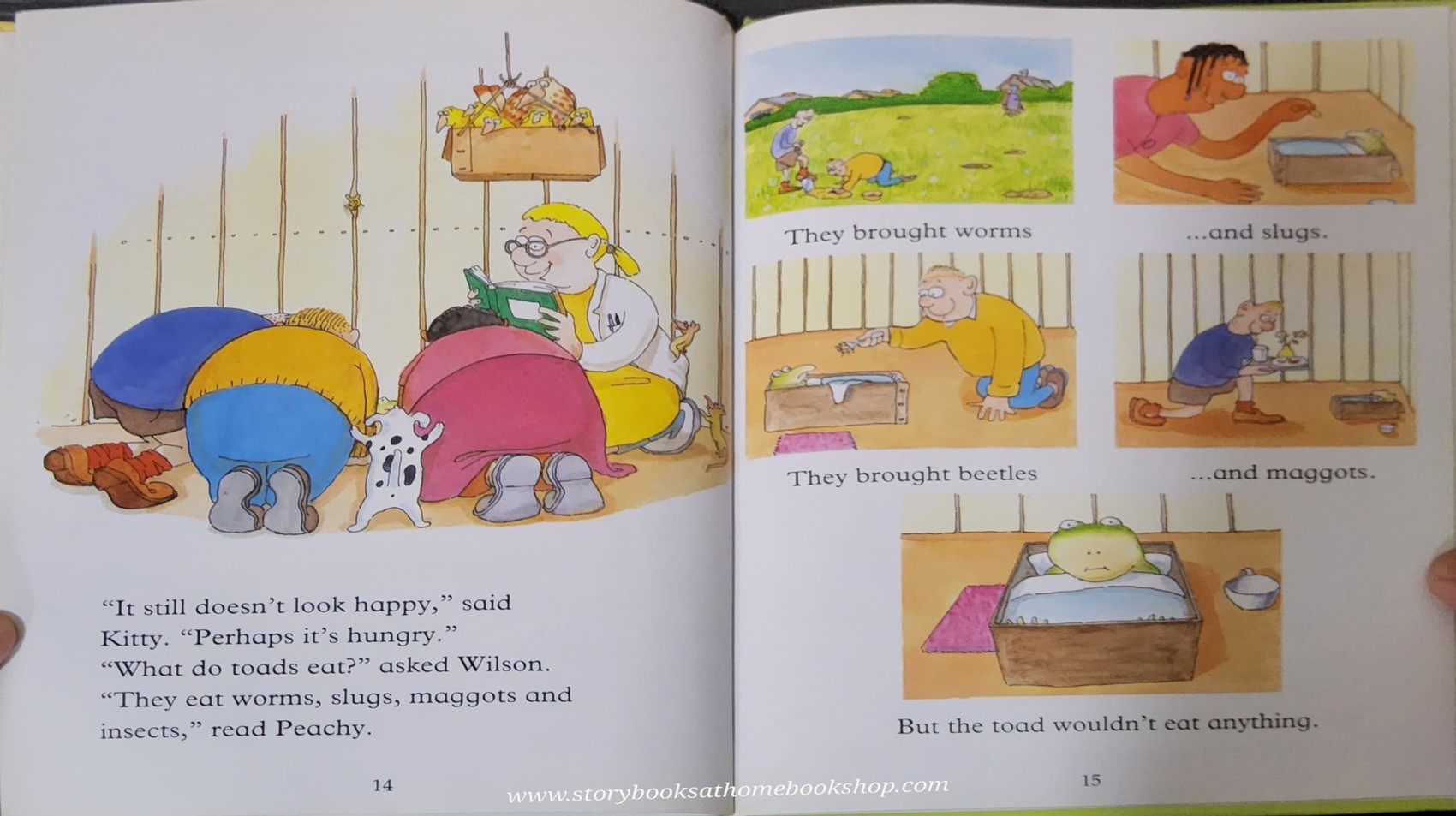 หนังสือนิทานปกแข็ง** 🍅🍅THE TOAD IN THE HOLE by Kipchak Johnson