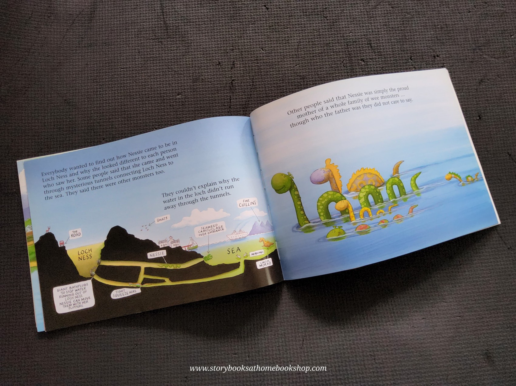 หนังสือนิทานปกอ่อน** 🍅🍅NESSIE THE LOCH NESS MONSTER BY RICHARD BRASSEY