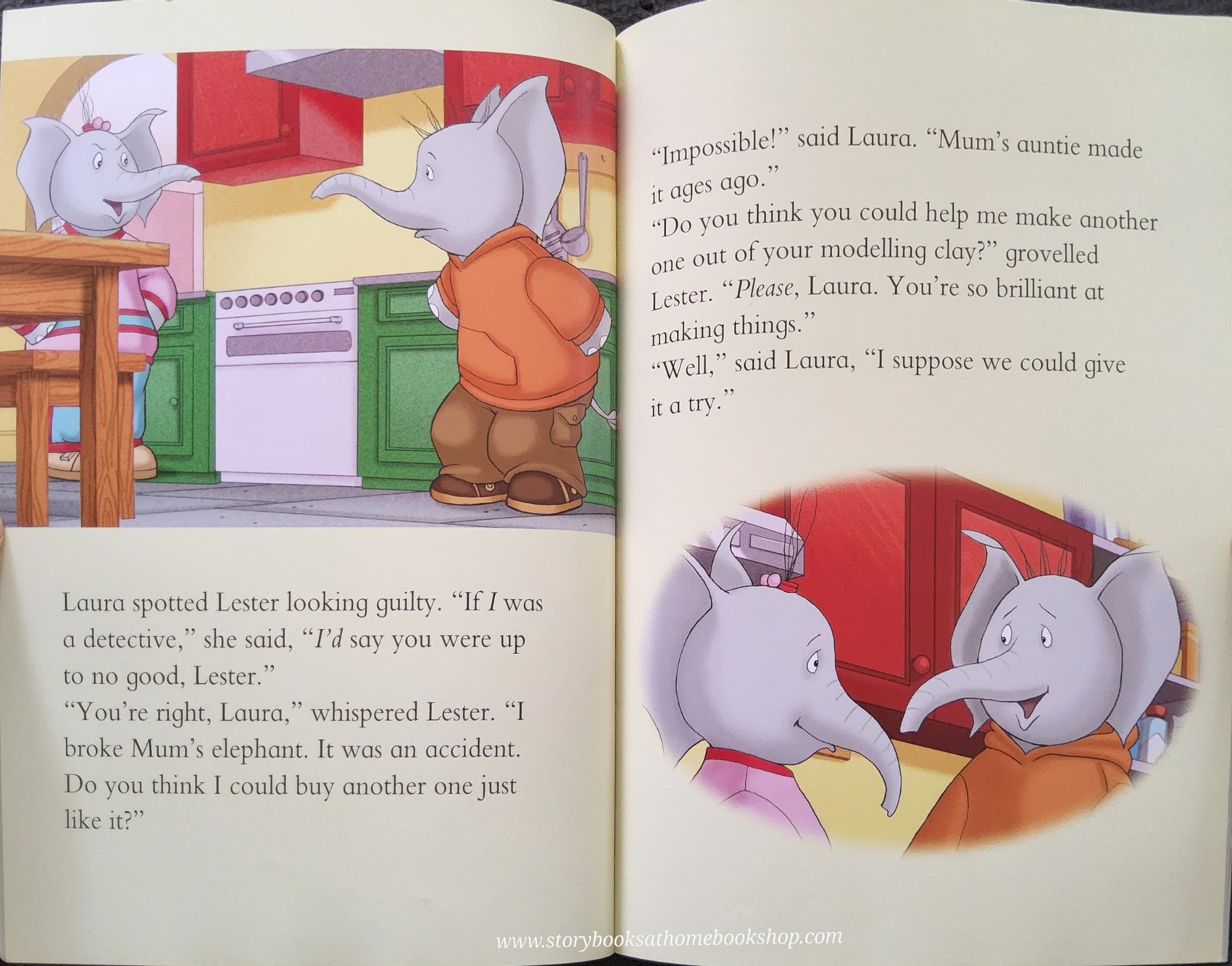 หนังสือนิทานปกอ่อน** 🍅🍓THE LARGE FAMILY STORYBOOK: LESTER LEARNS A LESSON