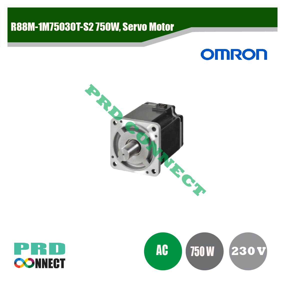 R88M-1M75030T-S2 750W, OMRON SERVO MOTOR