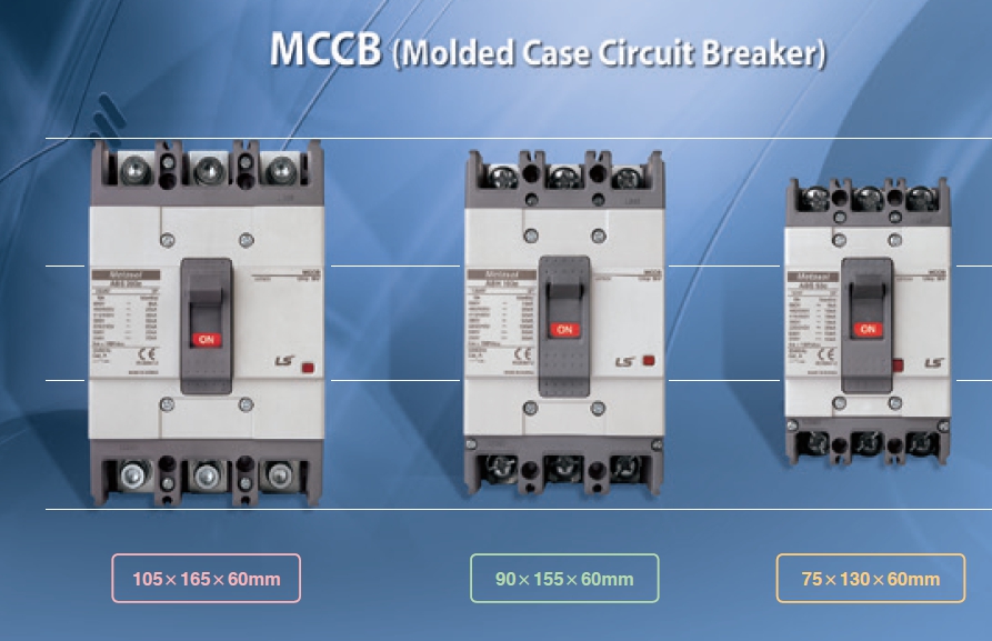 ABS103c 3 POLE LS Electric เบรกเกอร์ MCCB เมนเบรกเกอร์