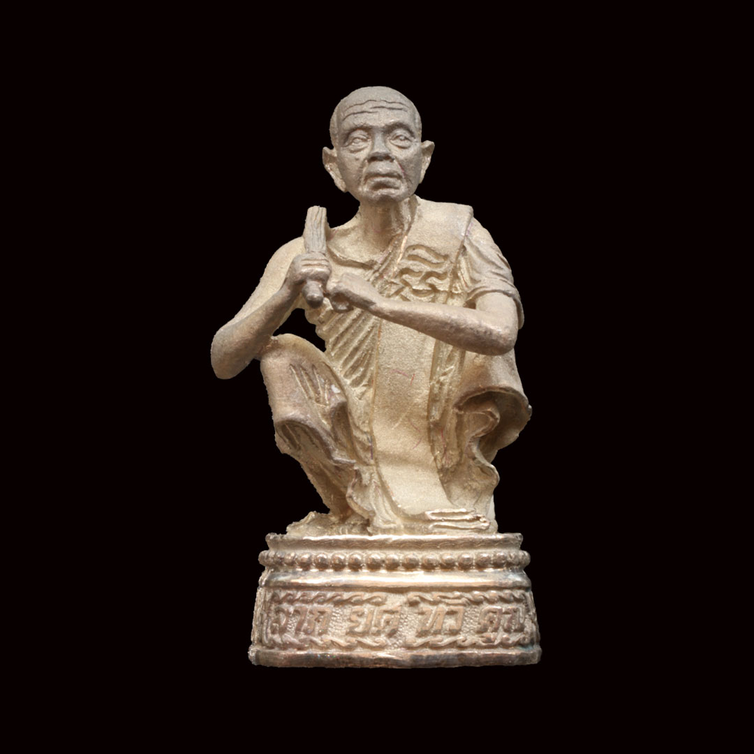 รูปหล่อหลวงพ่อคูณ เนื้อเงิน รุ่น ลาภ-ยส-ทวีคูณ ปี2538 (กระทรวงแรงงาน จัดสร้าง)