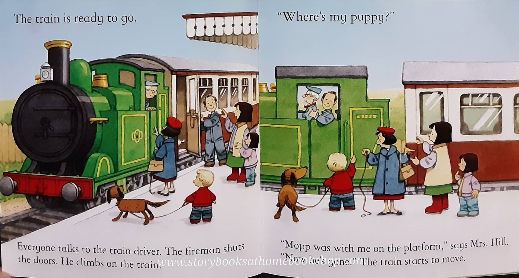 หนังสือนิทานปกอ่อน** ♥️USBORNE FARMYARD TALES: RUSTY'S TRAIN RIDE♥️