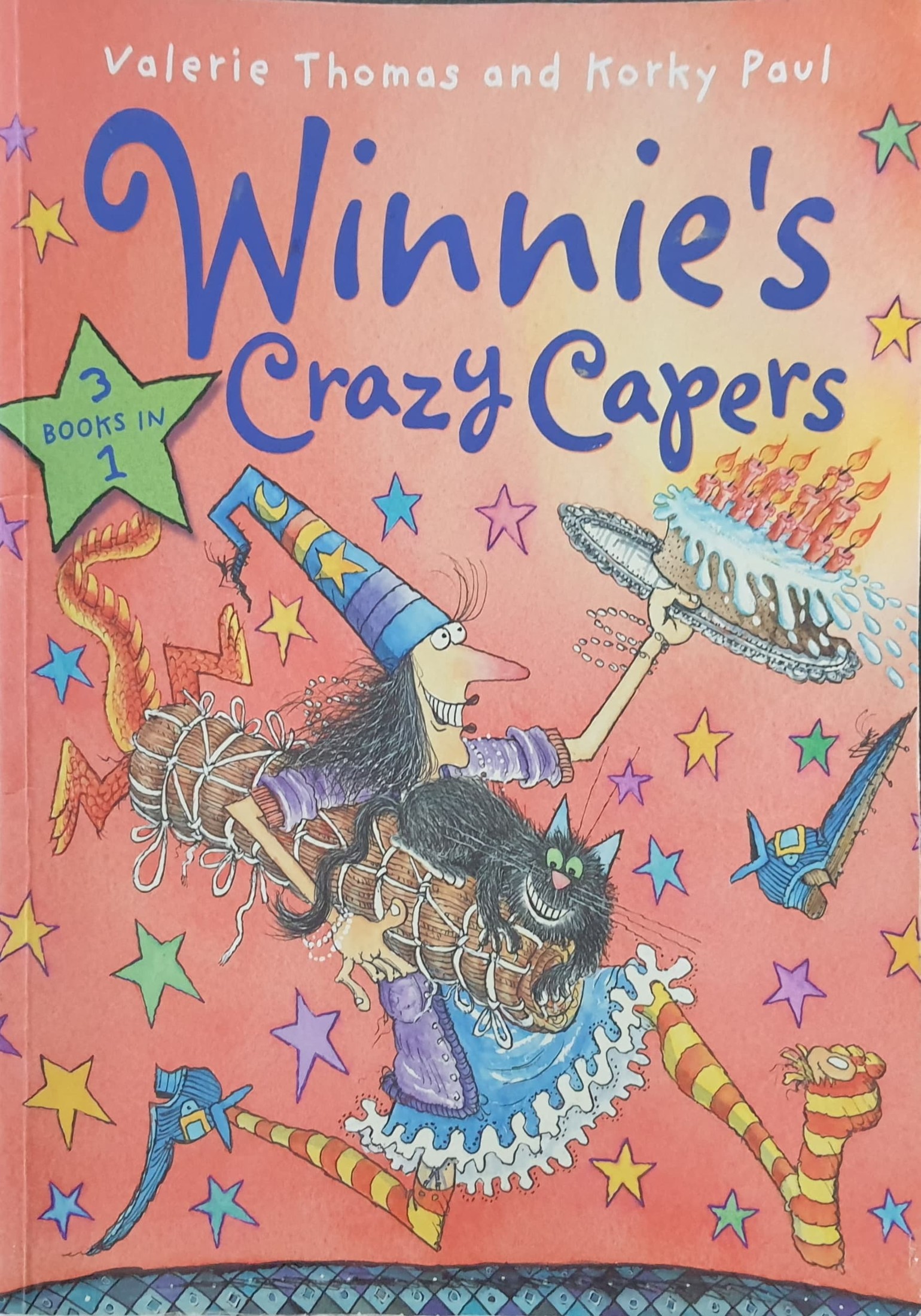 หนังสือนิทานปกอ่อน WINNIE'S CRAZY CAPERS 3 IN 1