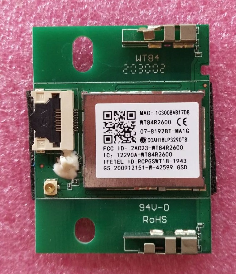 ตัวรับสัญญาณ Wifi ทีวี TCL (ทีซีแอล) ของแท้ถอดจากเครื่อง รุ่น LED32S6500