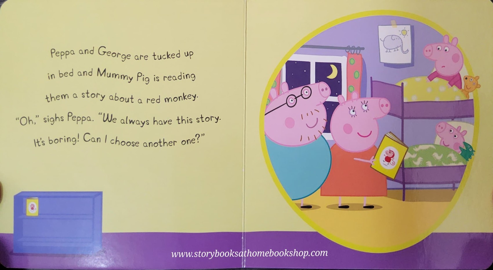 BOARD BOOK ** 🍅🍅PEPPA PIG: PEPPA goes to the library (ปกแข็ง)