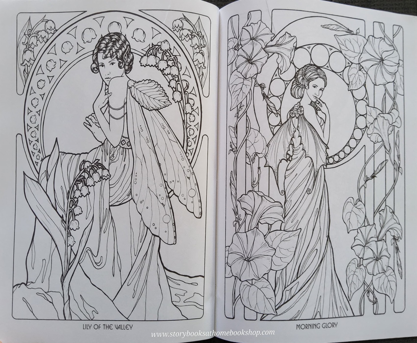 COLORING BOOK** ð
ð
FLORAL FAIRIES COLORING BOOK