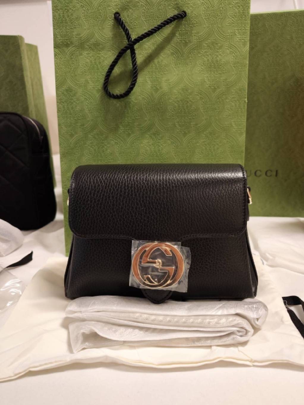 New GUCCI Interlocking Shoulder Bag mini size