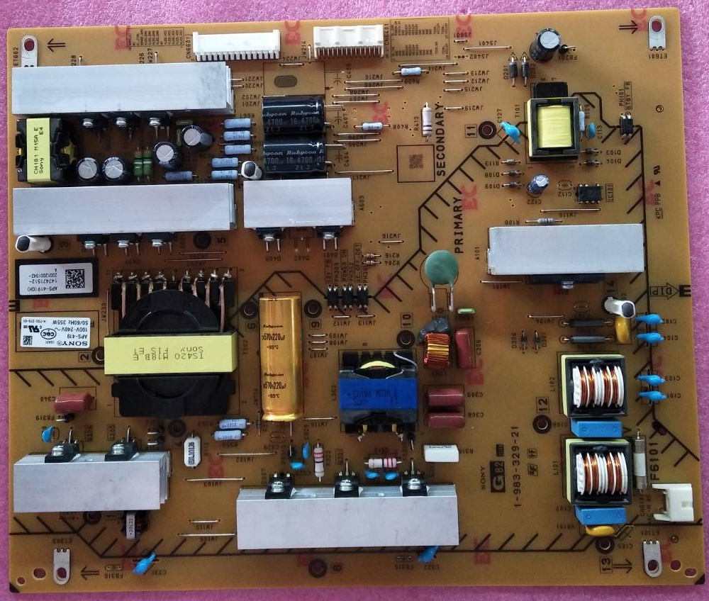 เพาเวอร์ซัพพลายทีวี โซนี่ SONY ของแท้ถอดจากเครื่อง รุ่นKD-55X9500G พาร์ท 1-983-329-21