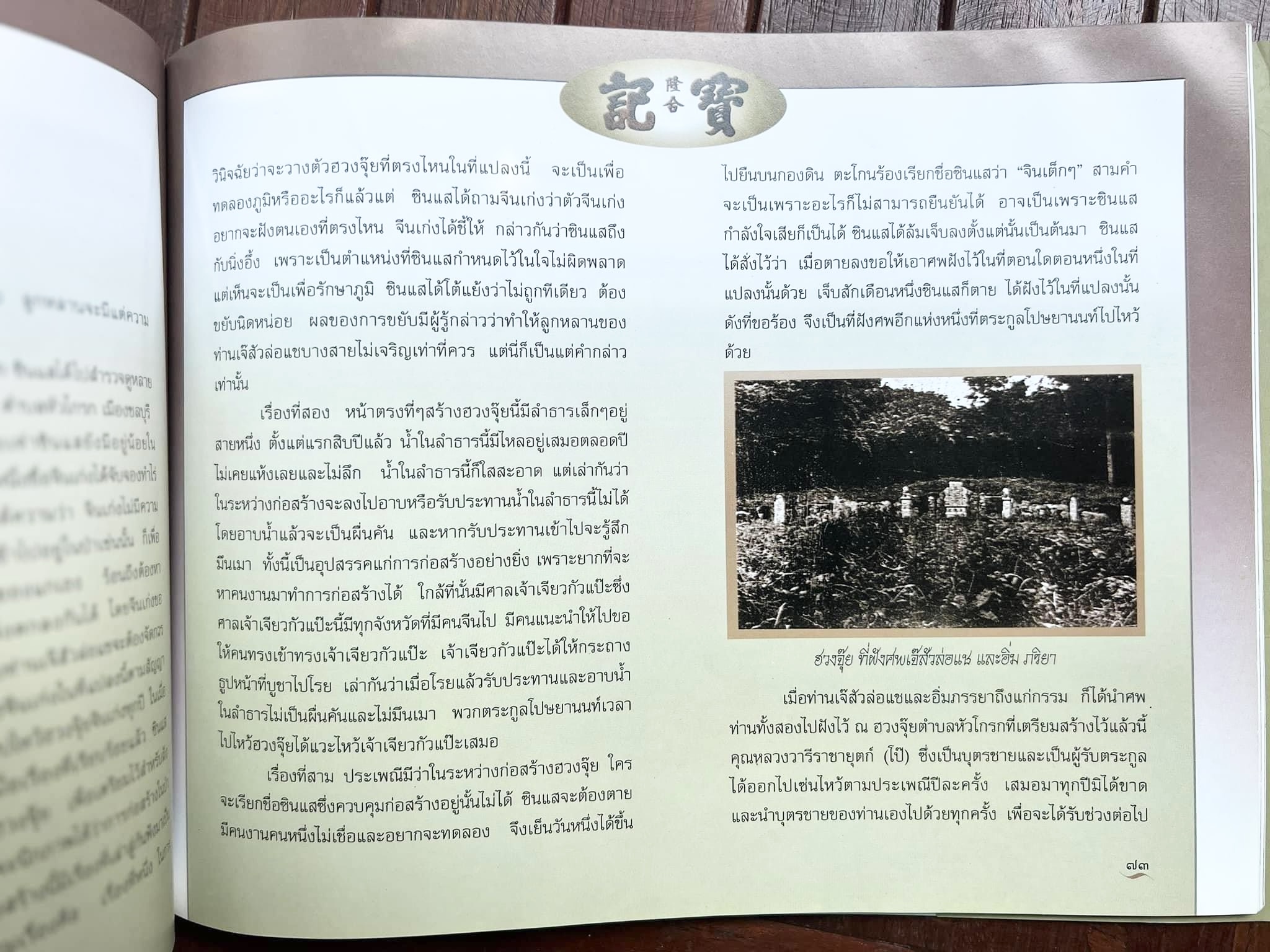 สุสานต้นตระกูลโปษยานนท์-บ้านโปษ์กี่ หนังสืออนุสรณ์ ศาสตราจารย์พิพัฒน์ โปษยานนท์ อดีตอธิบดีกรมสรรพากร และกรมสรรพสามิต.
