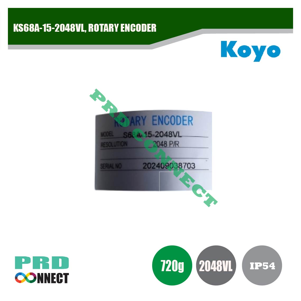 KS68A-15-2048VL, ROTARY ENCODER