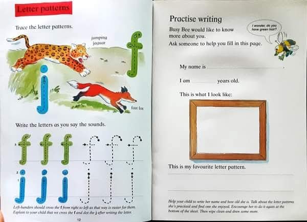 Practise book** ð
ðStarting School writing letters activity book
