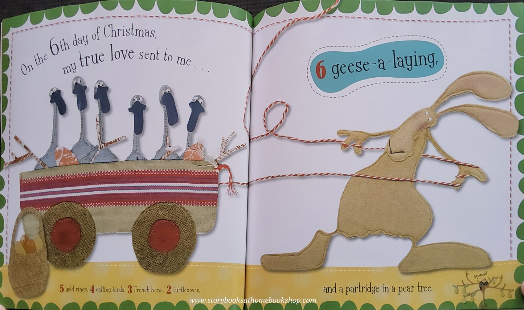 หนังสือนิทานปกอ่อน** 🍅🍓THE TWELVE DAYS OF CHRISTMAS