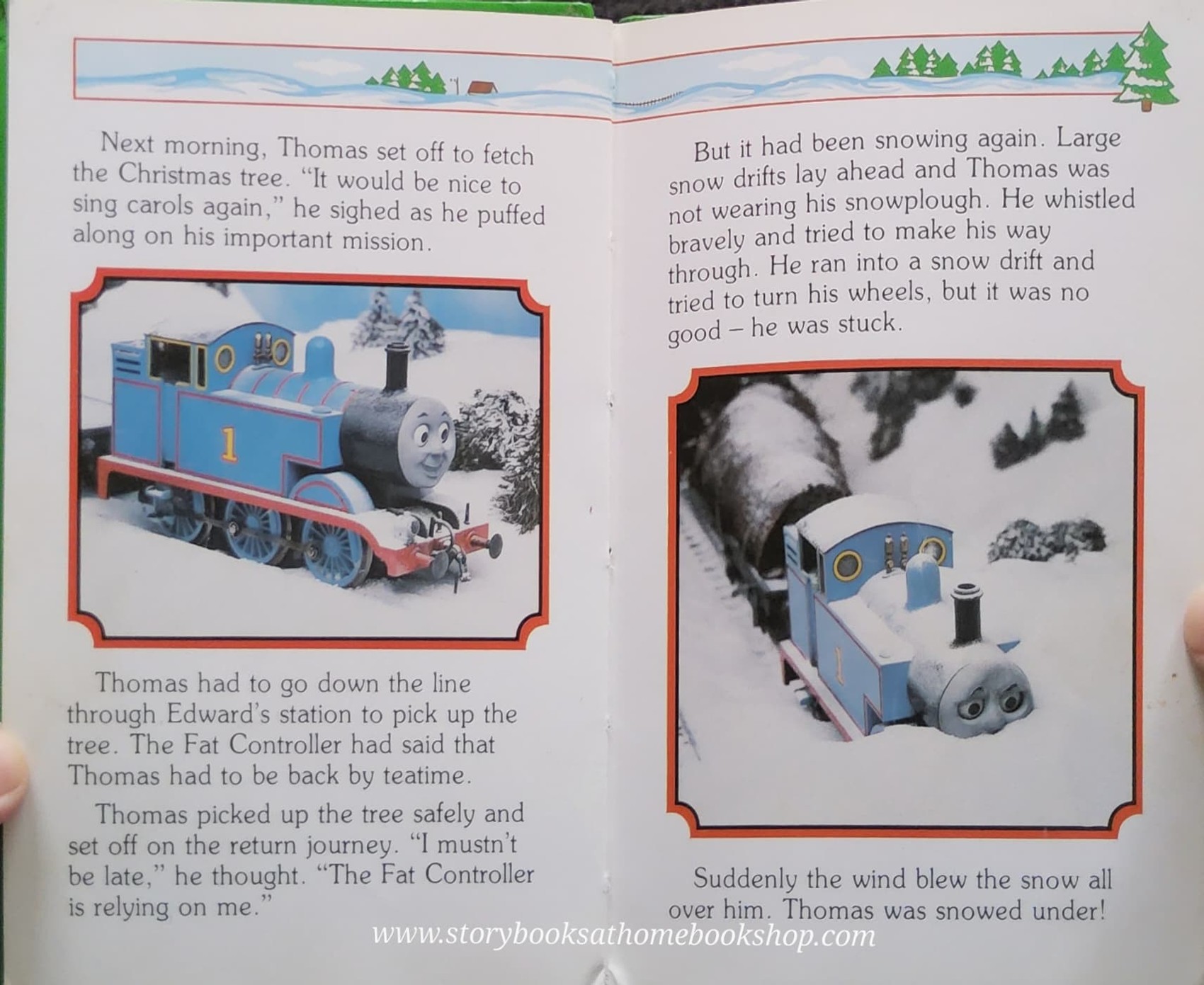 หนังสือนิทานปกแข็ง** 🍅THOMAS&FRIENDS:THOMAS AND THE MISSING CHRISTMAS TREE