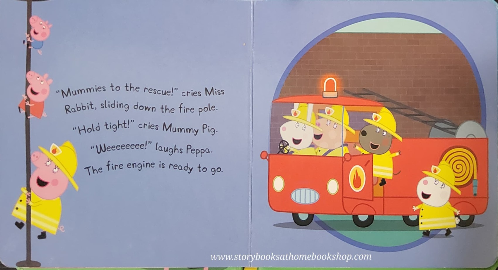 BOARD BOOK** ♥️PEPPA PIG THE FIRE ENGINE