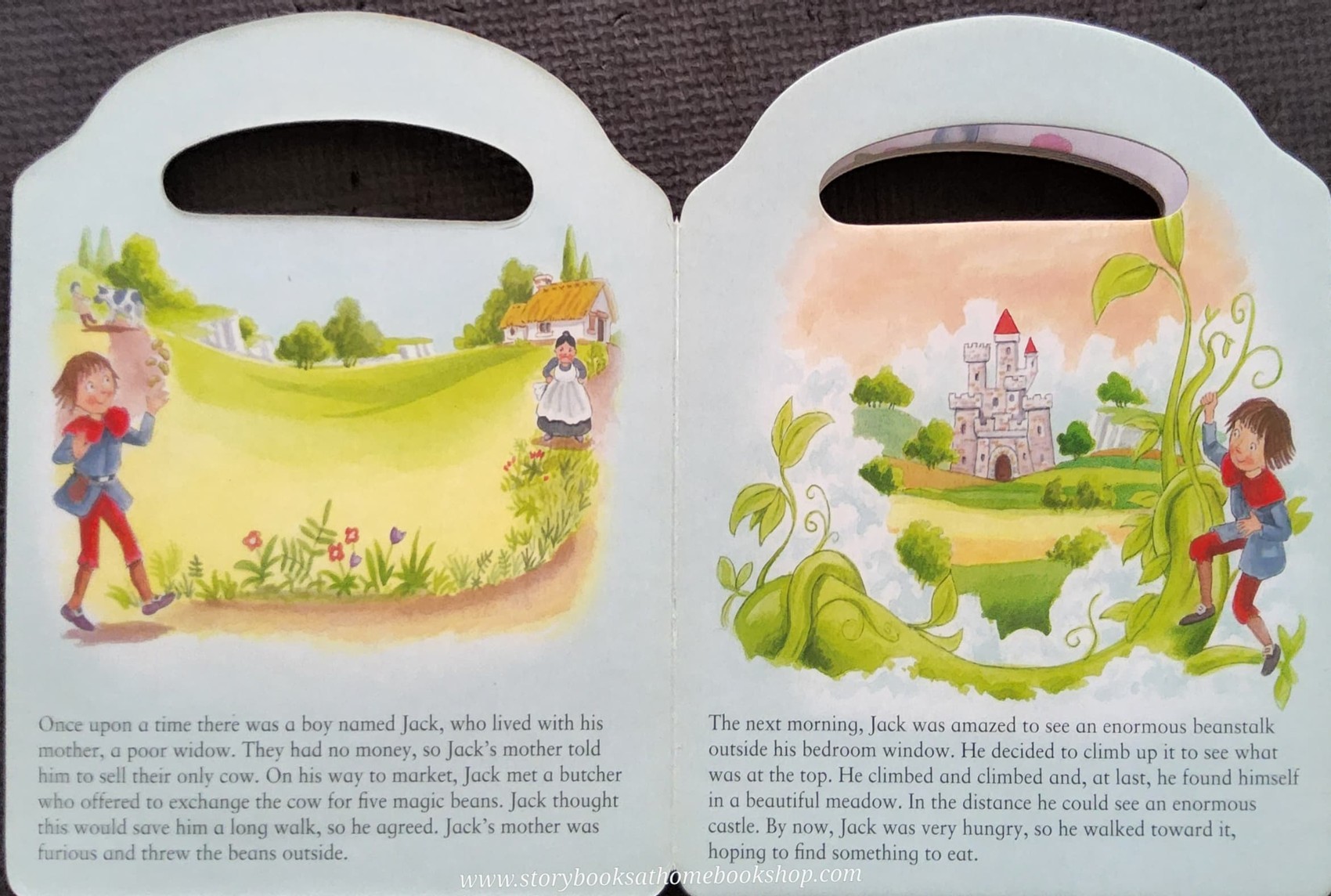หนังสือนิทานปกแข็ง** 🍅🍓JACK AND THE BEANSTALK WITH READ ALONG CD