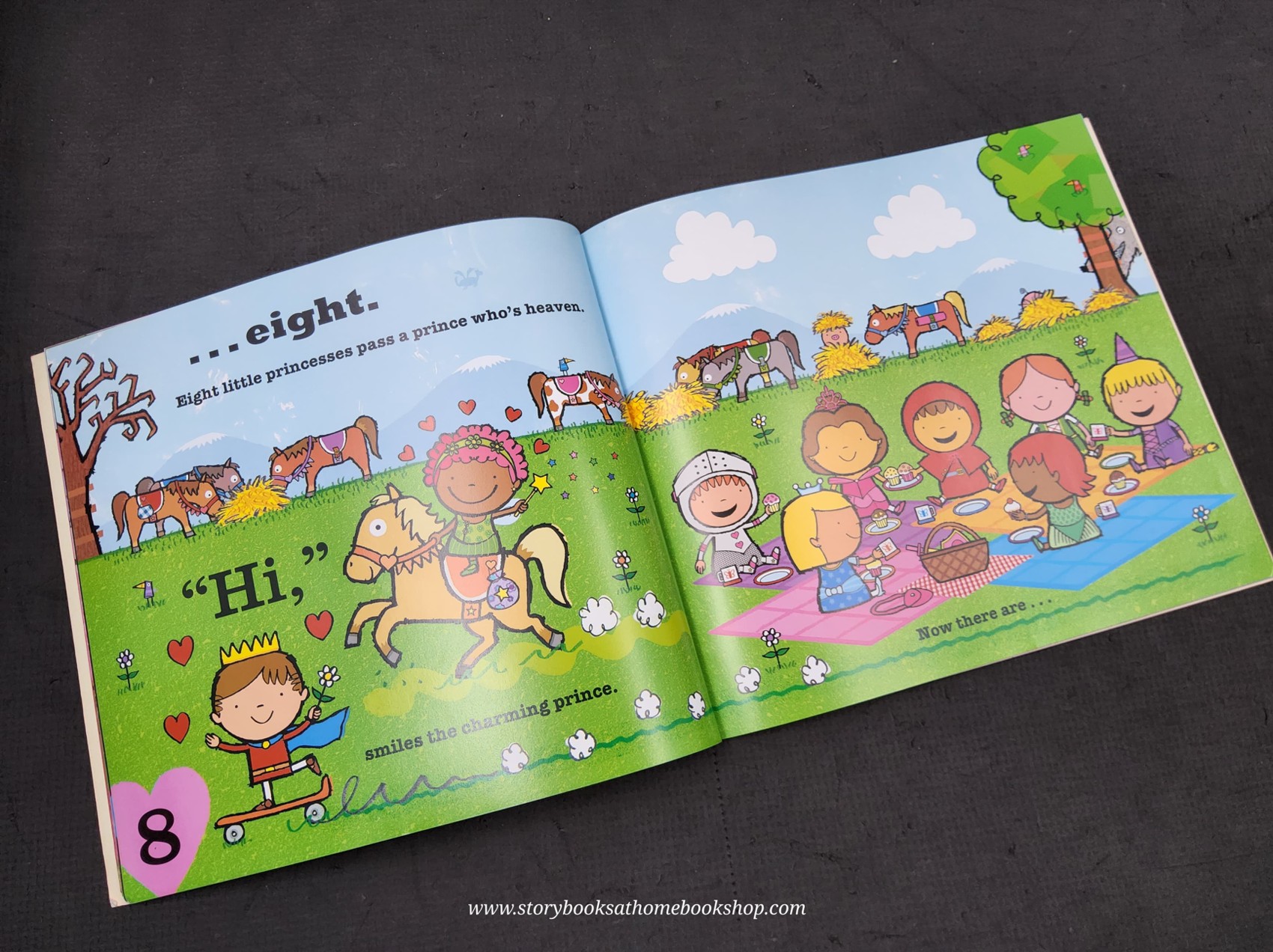 หนังสือนิทานปกอ่อน ** 🍅🍓TEN LITTLE PRINCESS MY MIKE BROWNLOW.SIMON RICKERTY