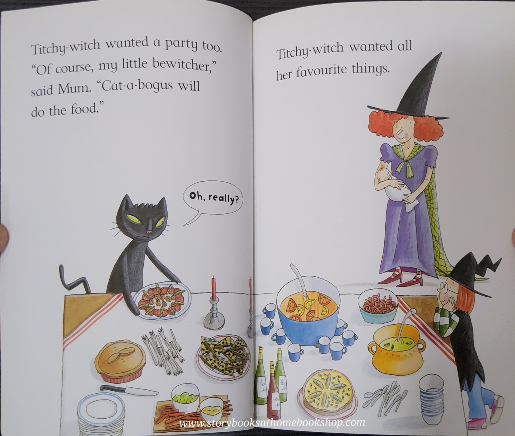 หนังสือนิทานปกอ่อน** 🍅🍓TITCHY WITCH AND THE MAGIC PARTY