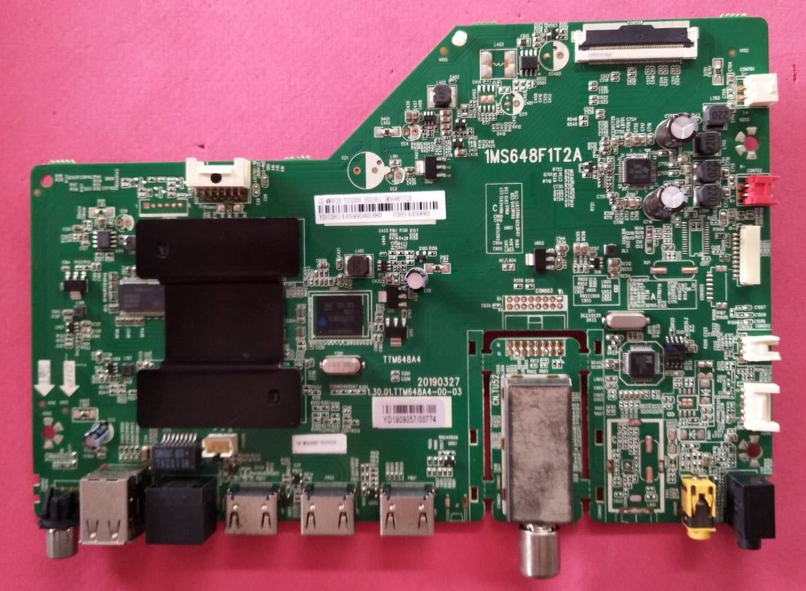 Main Board ACONATIC (เมนบอร์ด อะโคเนติค) อะไหล่แท้/มือสองพร้อมใช้งาน ใช้กับรุ่น 55RS541AN พาร์ท 1MS648F1T2A ใช้ทีคอน6870C-0805A