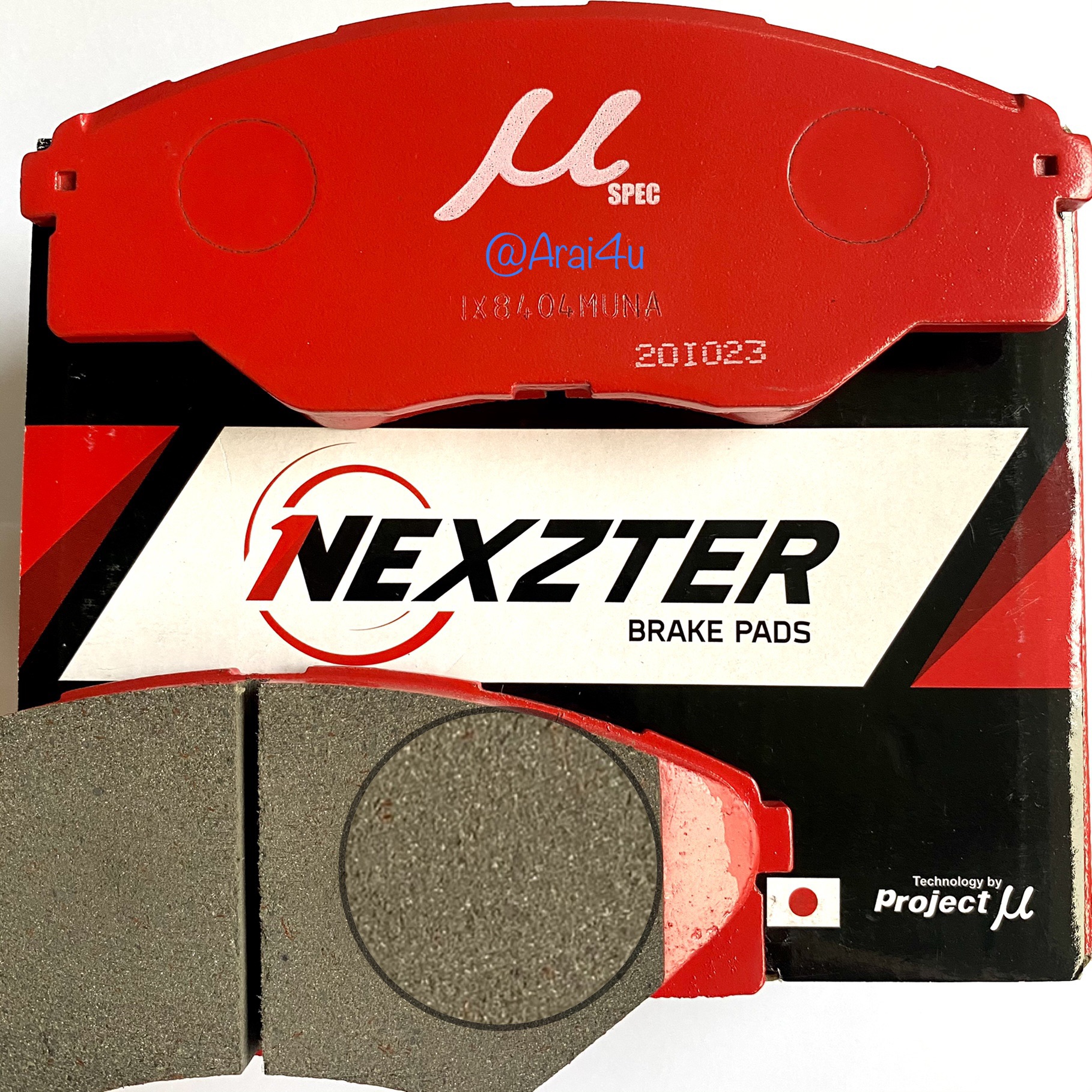 ผ้าเบรคหน้า NEXZTER MUSPEC TOYOTA VIGO 2008
