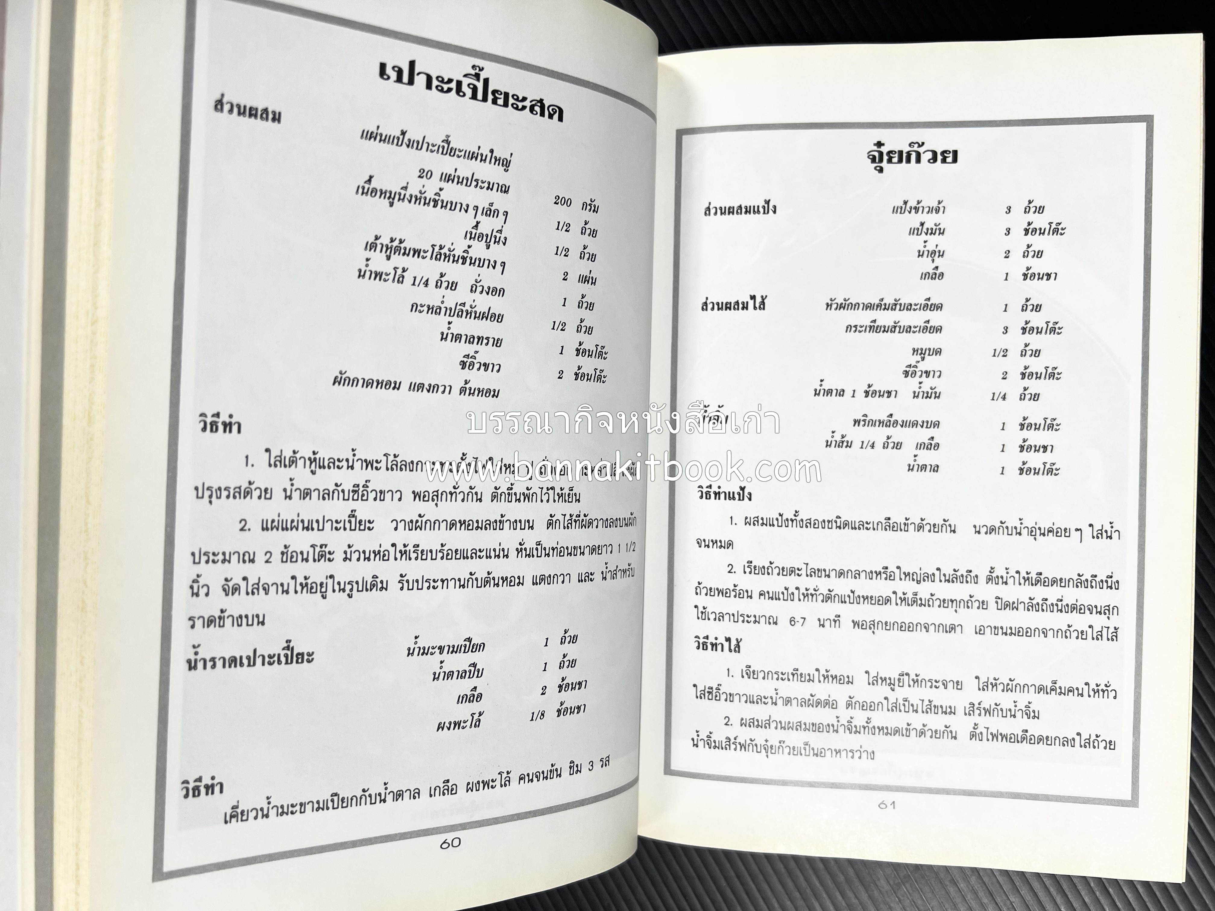 อาหารว่างและเครื่องดื่ม โดย : อาจารย์ศรีสมร คงพันธุ์ (พิมพ์ครั้งแรก).