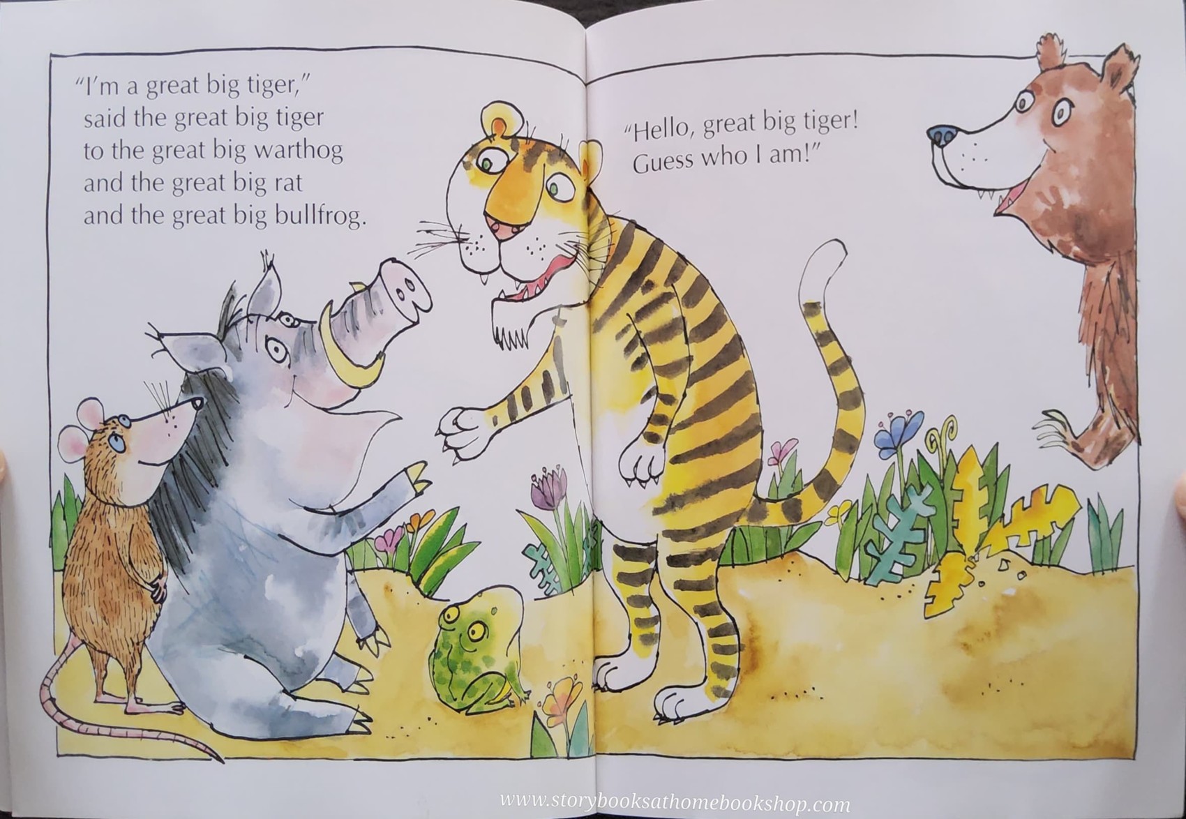 หนังสือนิทานปกอ่อน** 🍅🍓HELLO GREAT BIG BULLFROG! BY COLIN WEST