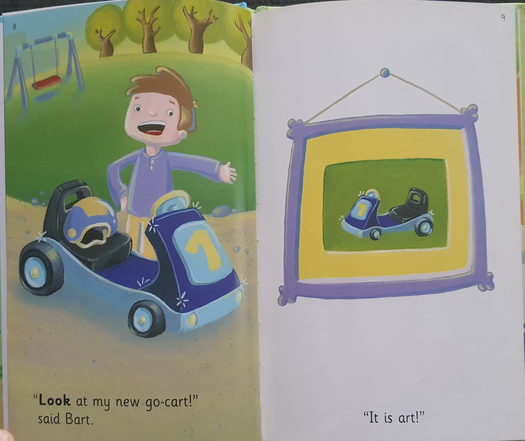 หนังสือนิทานปกแข็ง ** 🍅🍓I READING PHONICS:BART'S GO-CART