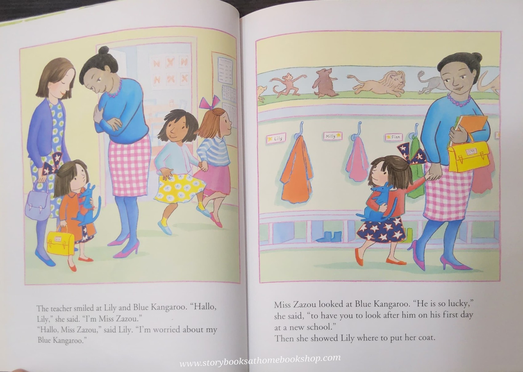 หนังสือนิทานปกอ่อน** 🍅🍅COME TO SCHOOL TOO,BLUE KANGAROO