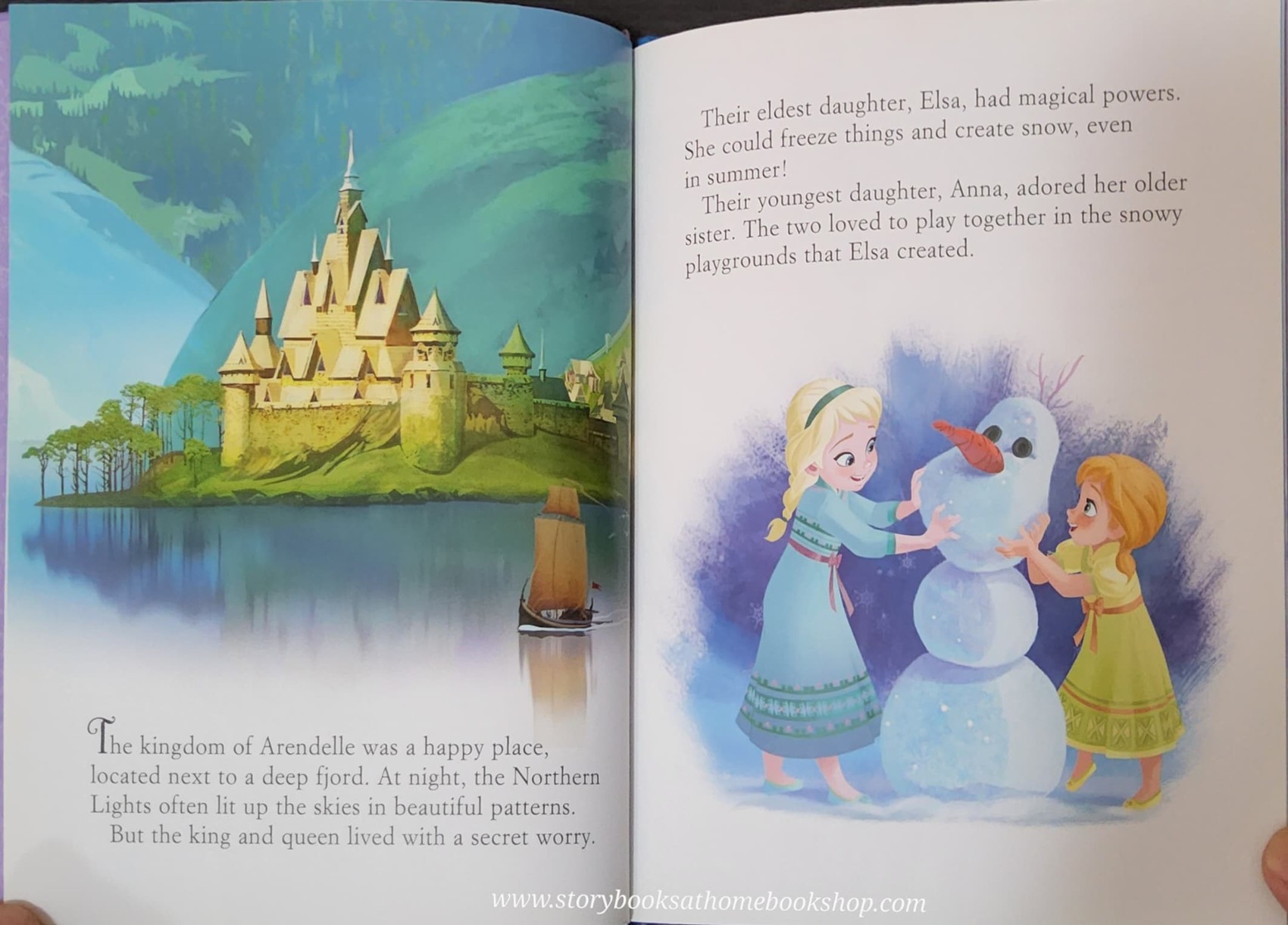 หนังสือนิทานปกแข็ง** 🍅🍓DISNEY FROZEN MAGICAL STORY 3D COVER